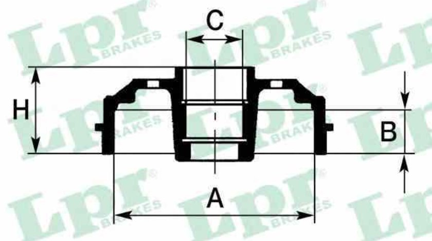 Tambur frana DACIA LOGAN LS LPR 7D0703CA