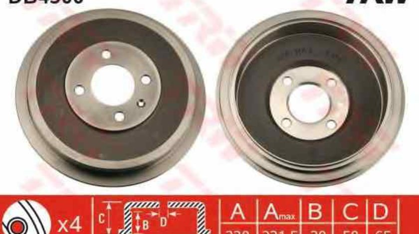 Tambur frana FAW OLEY limuzina TRW DB4300