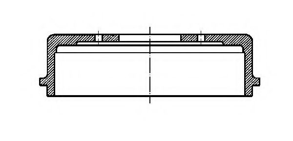 Tambur frana FIAT IDEA (350) (2003 - 2016) CIFAM 700-019 piesa NOUA