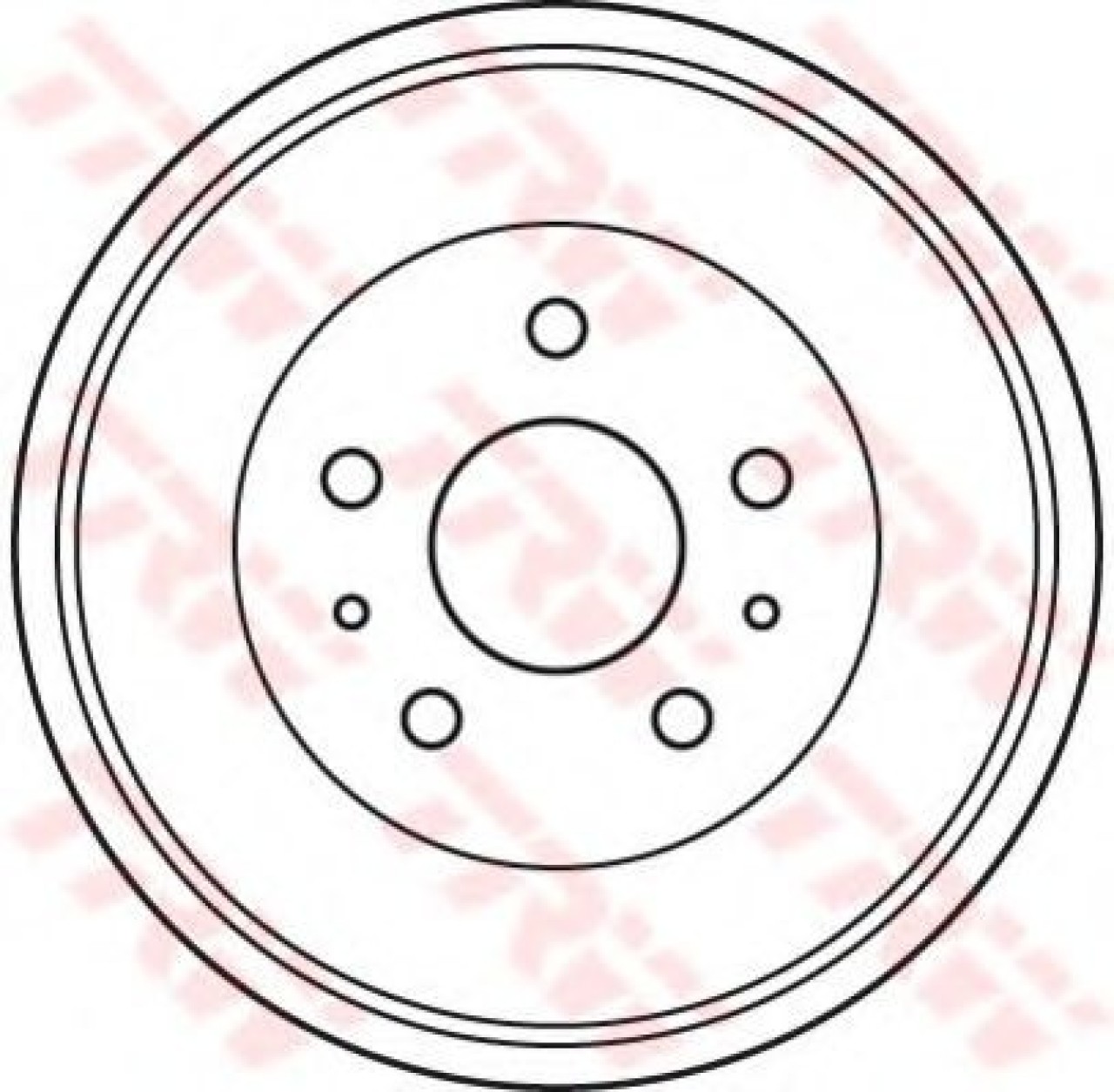 Tambur frana FORD FOCUS II (DA) (2004 - 2012) TRW DB4392 piesa NOUA