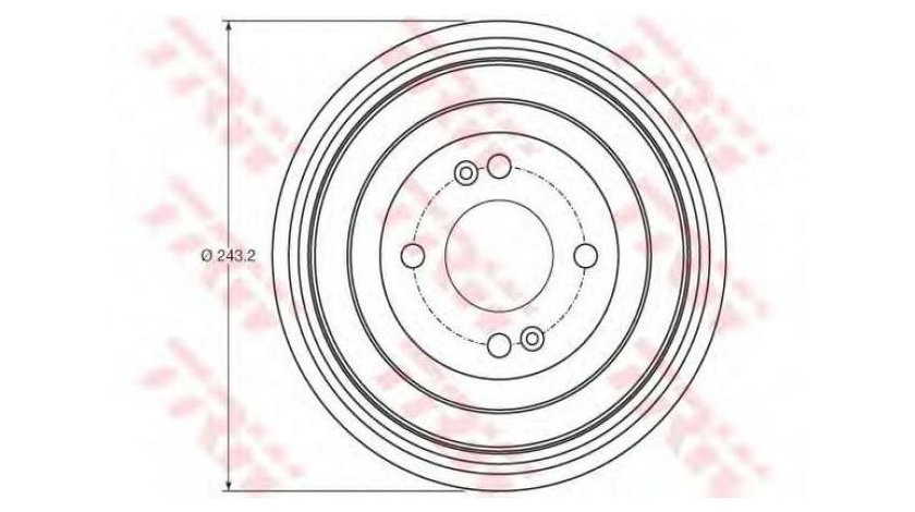 Tambur frana Hyundai ACCENT III limuzina (MC) 2005-2010 #2 1825253413