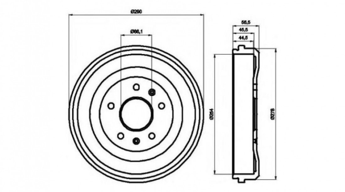 Tambur frana Land Rover FREELANDER (LN) 1998-2006 #2 14A67810