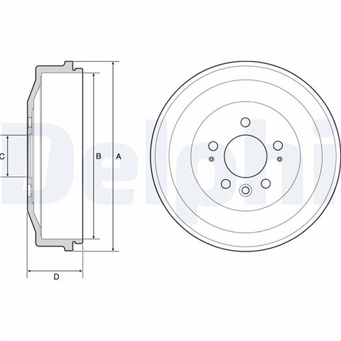 Tambur Frana (livrabil Numai Pereche) Delphi Vw BF558