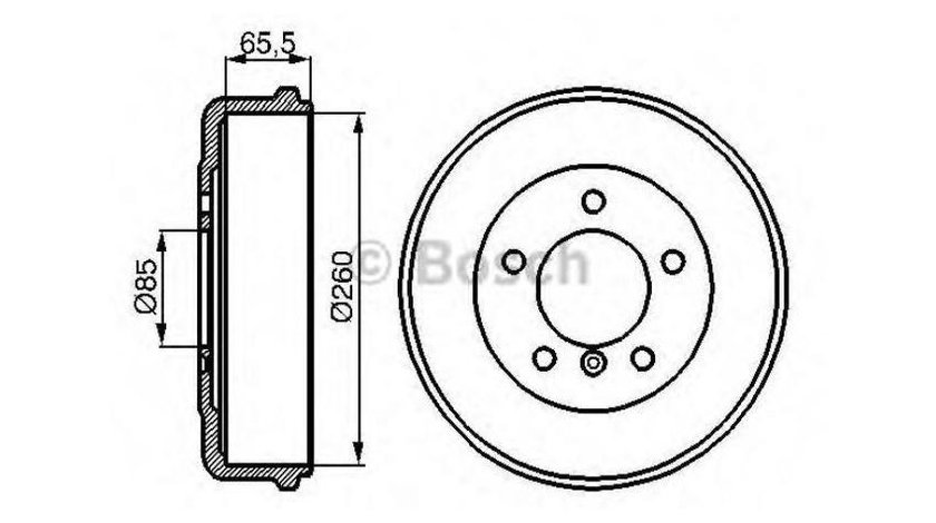 Tambur frana Mercedes G-CLASS Cabrio (W463) 1989-2016 #2 0986477038