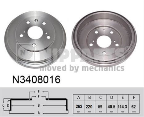 Tambur Frana Nipparts Suzuki N3408016
