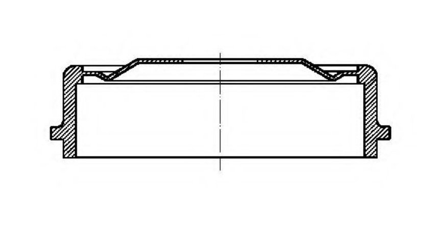 Tambur frana OPEL ASTRA F Combi (51, 52) (1991 - 1998) CIFAM 700-300 piesa NOUA