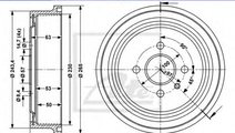 Tambur frana OPEL ASTRA G Cupe (F07) (2000 - 2005)...