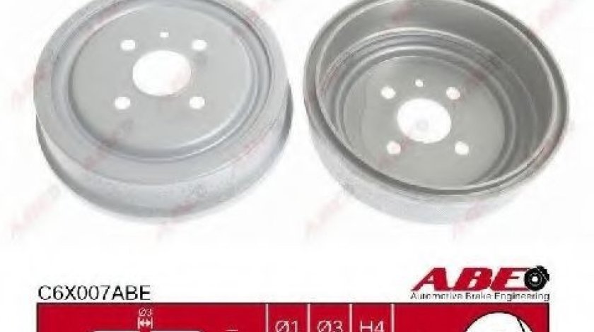 Tambur frana OPEL ASTRA G Hatchback (F48, F08) (1998 - 2009) ABE C6X007ABE piesa NOUA