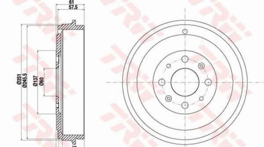 Tambur frana Opel CORSA D 2006-2016 #2 0986477208