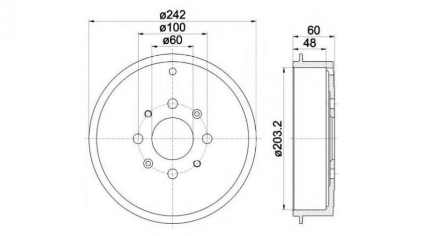 Tambur frana Opel CORSA D 2006-2016 #2 24022030351