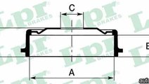 Tambur frana OPEL KADETT B cupe Producator LPR 7D0...