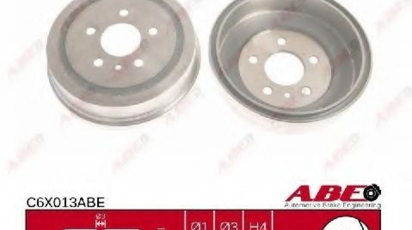 Tambur frana OPEL VECTRA B Hatchback (38) (1995 - 2003) ABE C6X013ABE piesa NOUA