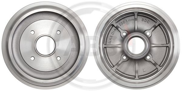Tambur frana puntea spate (3439S ABS) Citroen,DS,PEUGEOT