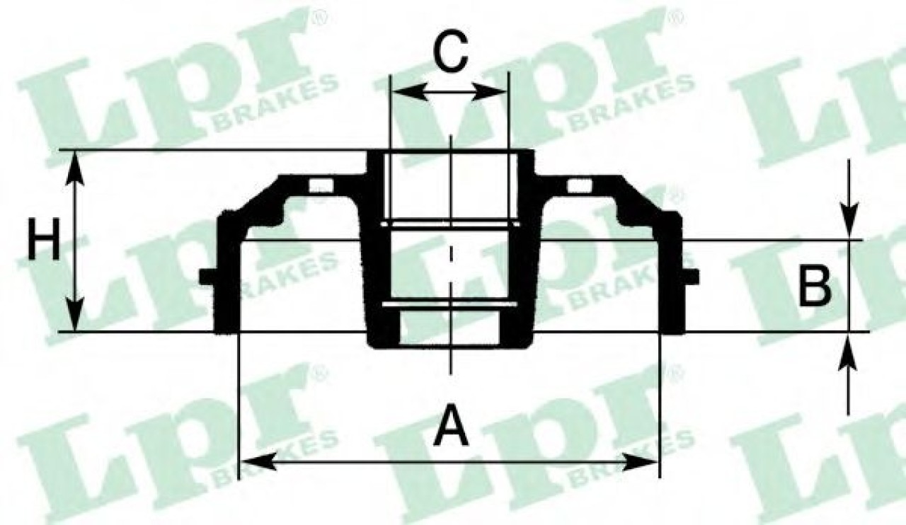 Tambur frana RENAULT MEGANE I Break (KA0/1) (1999 - 2003) LPR 7D0388 piesa NOUA