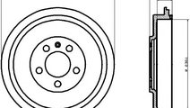 Tambur frana SKODA OCTAVIA I (1U2) (1996 - 2010) T...