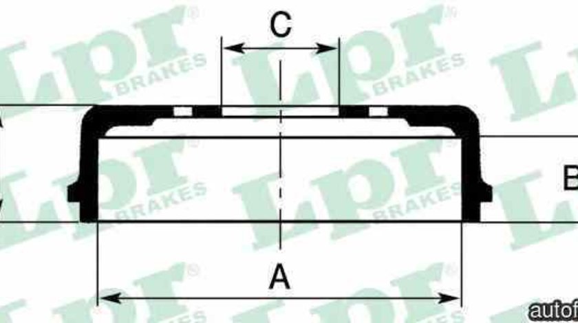 Tambur frana VW LT 40-55 I platou / sasiu 293-909 LPR 7D0231