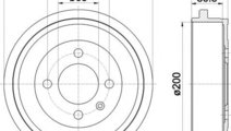 Tambur frana VW LUPO (6X1, 6E1) (1998 - 2005) TEXT...