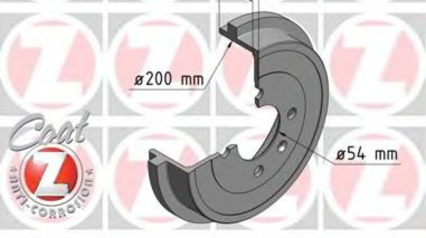 Tambur frana VW UP (2011 - 2016) ZIMMERMANN 600.1964.20 piesa NOUA