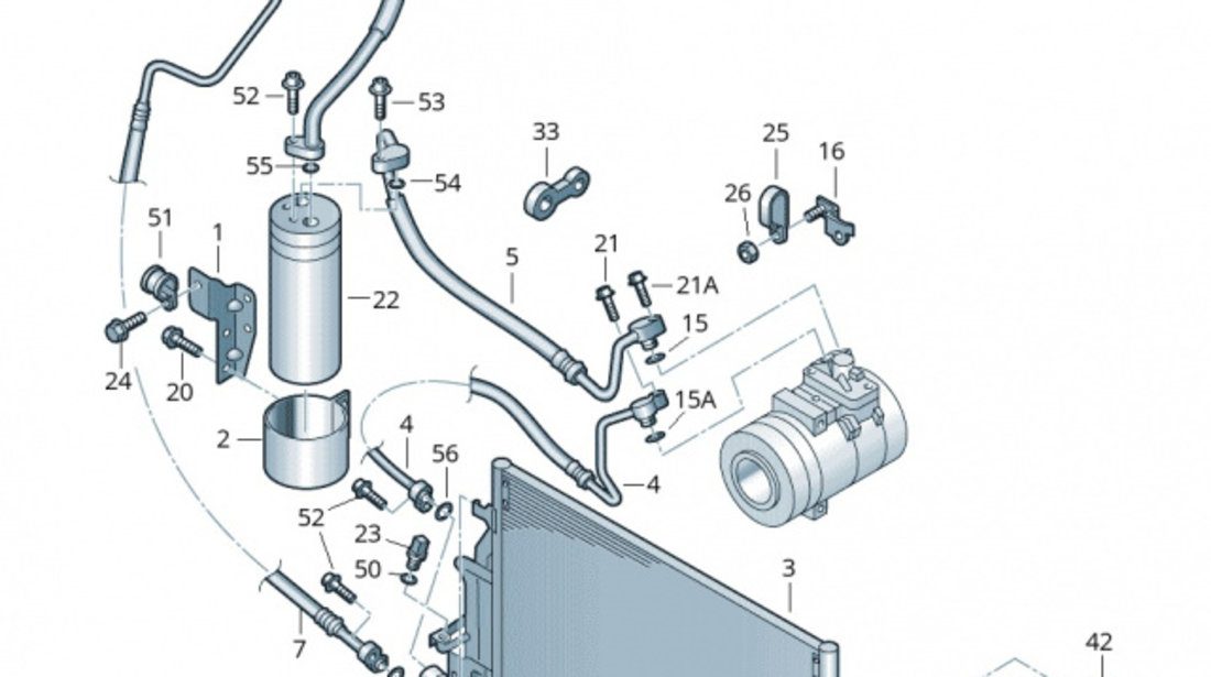 Tampon Inferior Radiator Clima Oe Audi 4D0260426