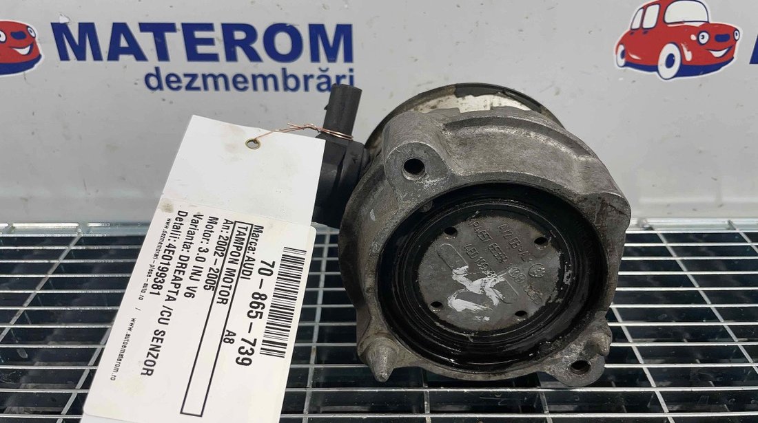 TAMPON MOTOR AUDI A8 A8 3.0 INJ V6 - (2002 2005)