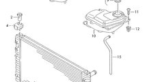 Tampon prindere radiatoare Audi A4 B7 (8E)Berlina ...