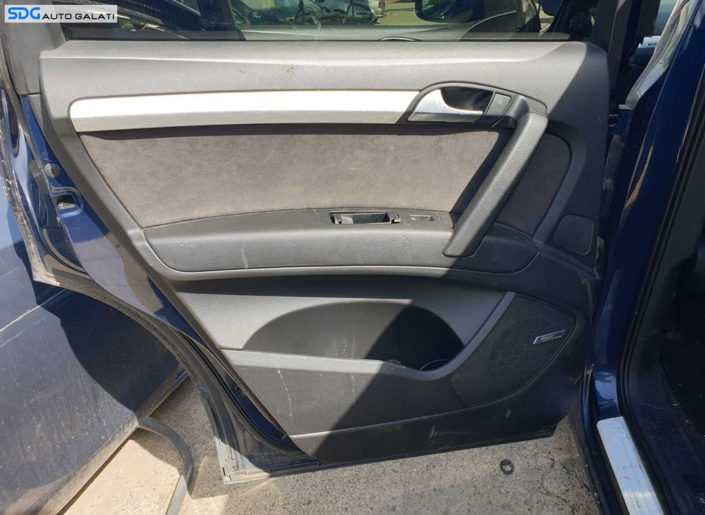 Tapiterie Capitonaj Interior de pe Usa Portiera Stanga Spate Audi Q7 Facelift 2007 - 2015 [C6342]