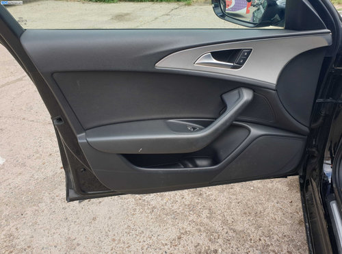 Tapiterie Panou Fata Interior Piele Usa Portiera Stanga Fata Audi A6 C7 2011 - 2018 [K5443]