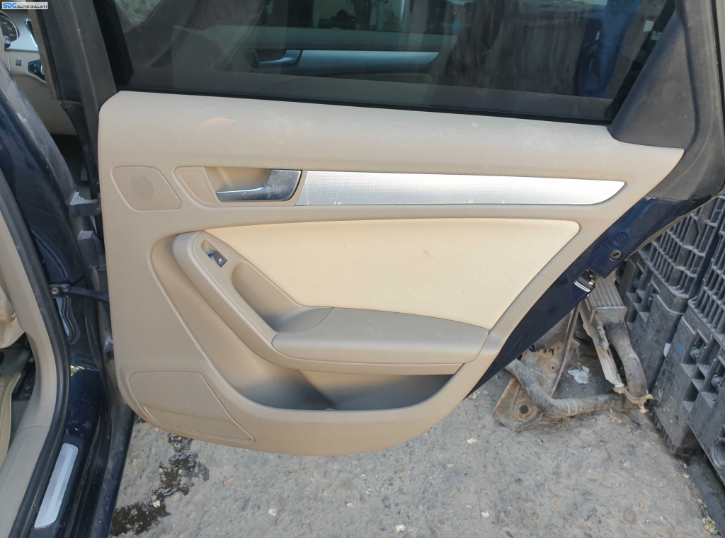Tapiterie Panou Fata Interior Piele Usa Portiera Dreapta Spate Audi A4 B8 Berlina Sedan 2008 - 2015 [K4653]
