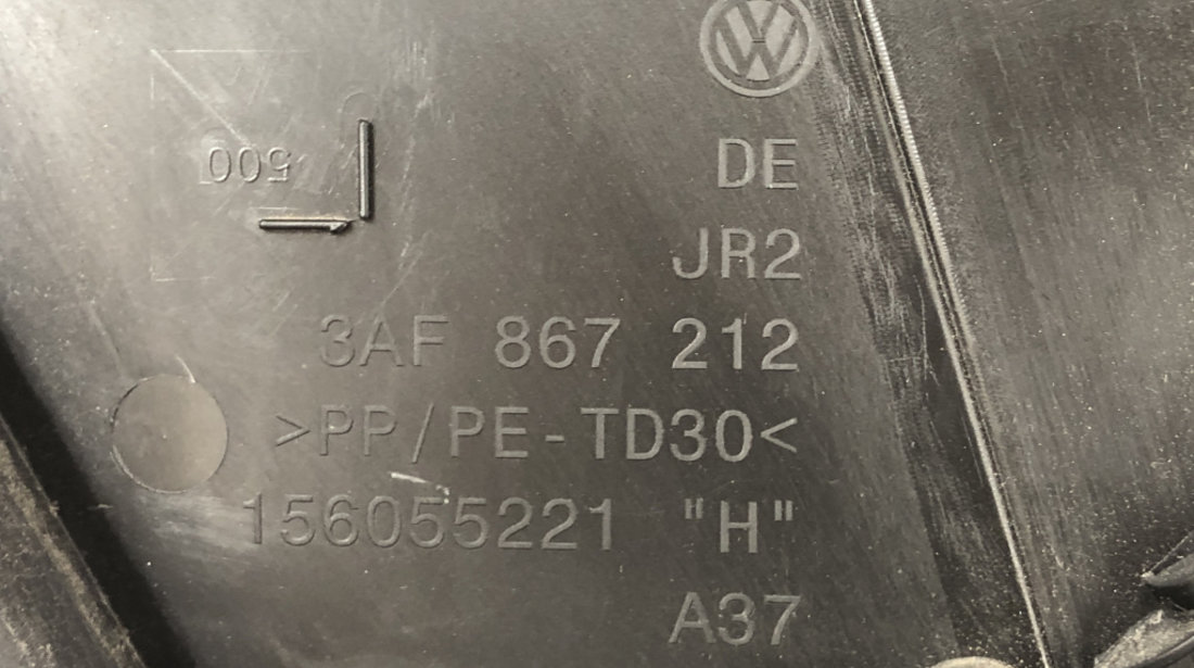 Tapiterie usa dreapta spate VW Passat B7 Variant 2.0 TDI manual 140 CP sedan 2012 (3AF867212)