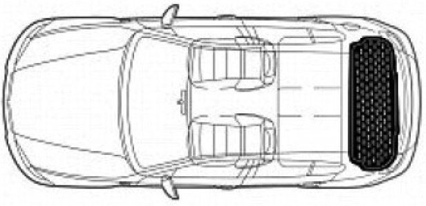 Tavita Portbagaj Peugeot 308 SW 3 2013-2022 Negru PB 7001 / PBA1 180924-3