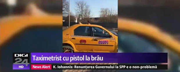 Taximetrist pistolar in Bucuresti: daca nu lasi ciubuc, risti un glont in fund