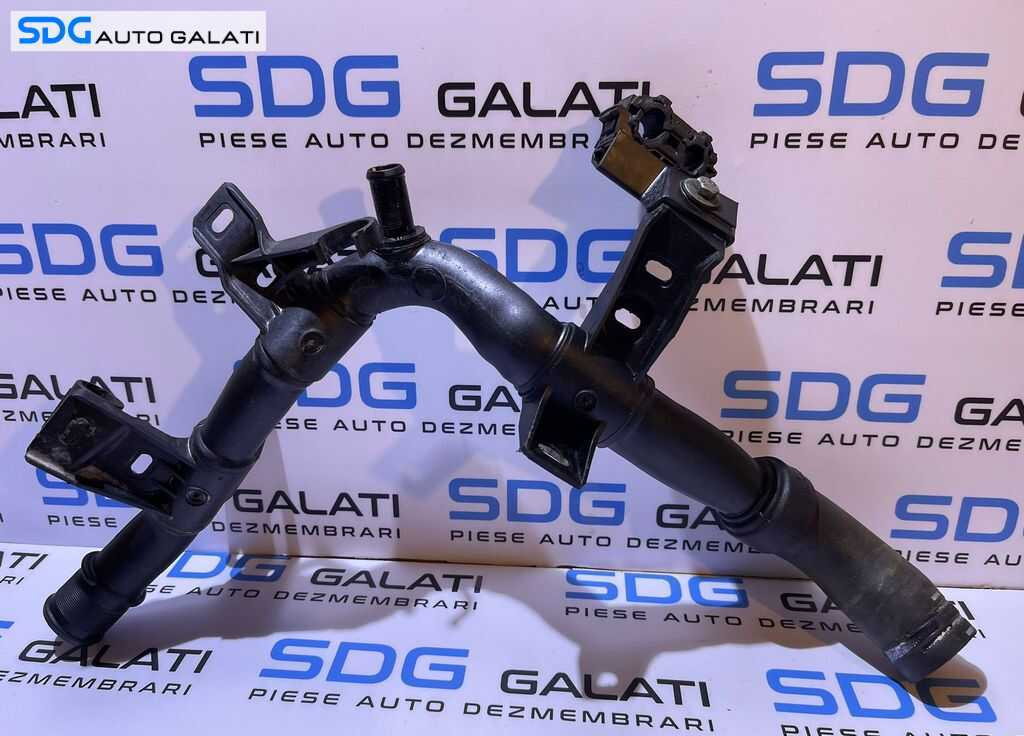 Teava Conducta Furtun Apa Peugeot 206 1.6 16V 1998 - 2012 Cod 9646300280