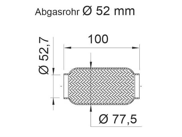 Teava Flexibila, Esapament; Teava Flexibila, Esapament Ernst 460231