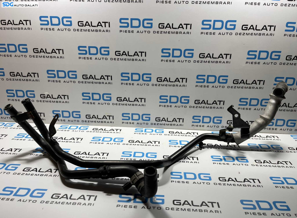 Teava Tevi Conducta Conducta Furtun Apa Antigel Racire Motor Volkswagen Touareg 2.5 TDI BAC BLK 2003 - 2007 Cod 7L6121070BD 7L6121065AR 7L6121157G 7L6121073B
