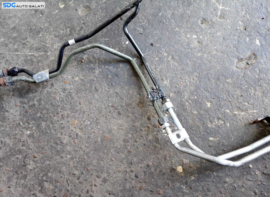 Teava Tevi Furtun Furtunuri Conducta Ulei Lichid Transmisie Cutie Viteze Automata Audi A4 B7 2.0 TDI BNA BLB BRF BRE BPW BVF 2004 - 2008 Cod 8E0317821AB 8E0317818AC 8E0317826AH 8E0317825AH 8E0317823Q [B4269]