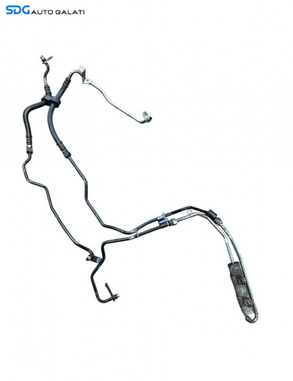 Teava Tevi Furtun Furtunuri Conducta Ulei Lichid Transmisie Cutie Viteze Automata Audi A4 B7 2.0 TDI BNA BLB BRF BRE BPW BVF 2004 - 2008 Cod 8E0317821AB 8E0317818AC 8E0317826AH 8E0317825AH 8E0317823Q [B4269]
