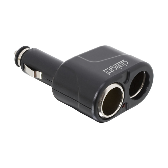 Ștecher pentru priză brichetă auto, cu 2 socluri de ieșire 05180