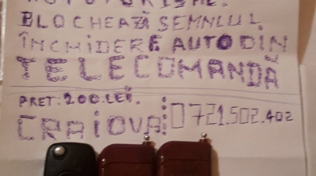 Telecomanda bruiaj inchidere centralizata auto,opreste(bruiaza 0semnalul de la cheie la autto