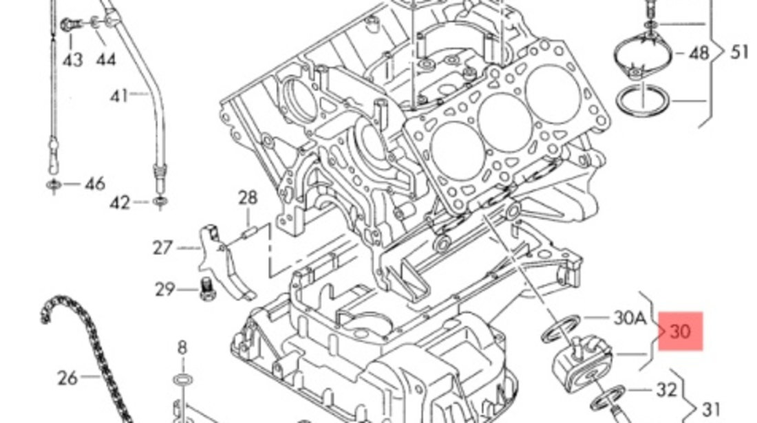 Termoflot Audi A6 4B 2002 2003 2.5 TDI AKE OEM 059117021B