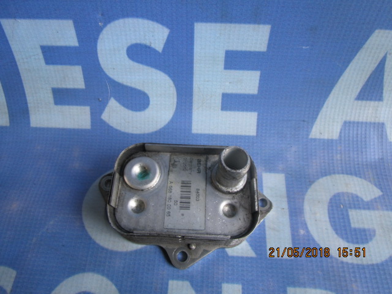 Termoflot Mercedes A170 W168 1.7cdi;  A6681800065
