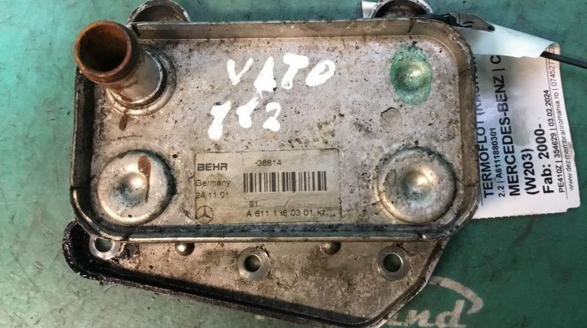 Termoflot racitor Ulei A6111880301 2.2 Mercedes-Benz C-CLASS W203 2000