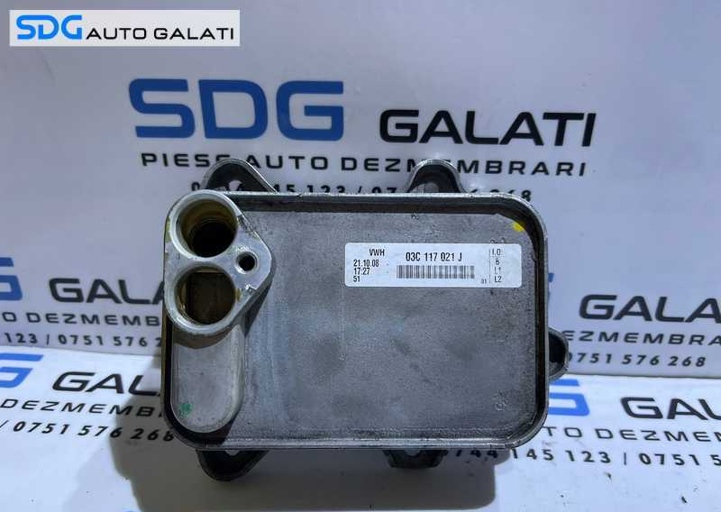 Termoflot Radiator Racire Ulei Skoda Superb 2 1.4 TSI CAX CAXC 2008 - 2015 Cod 03C117021J