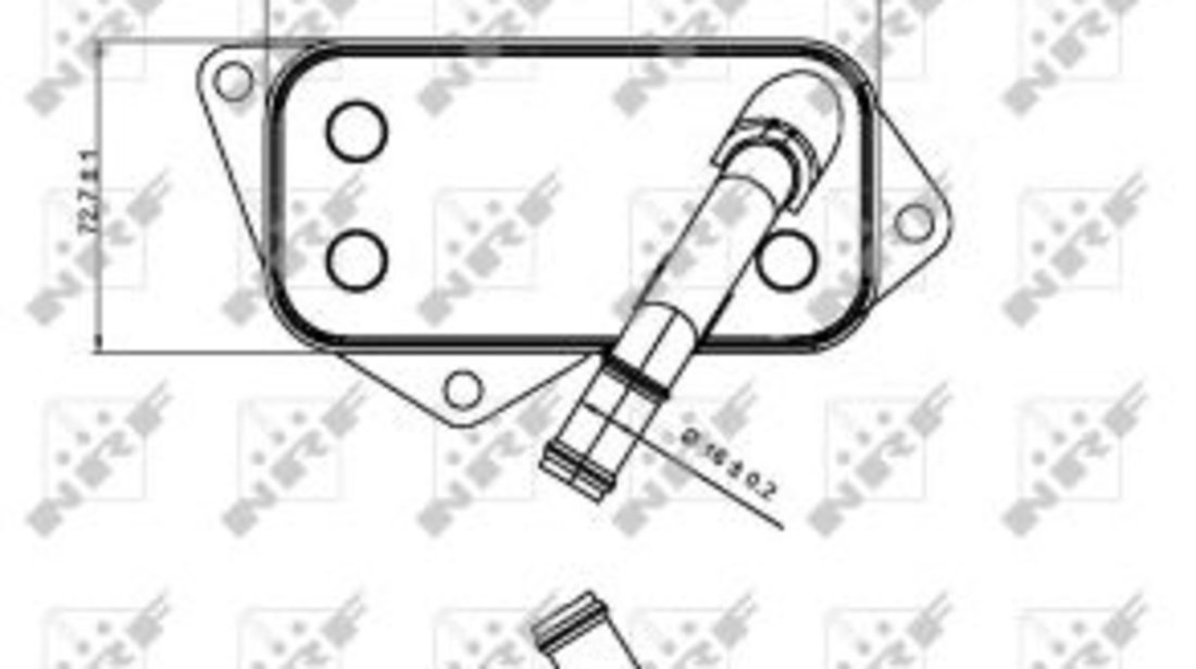 Termoflot radiator ulei BMW Seria 1 (E81), 1 (E82), 1 (E87), 1 (E88), 1 (F20), 1 (F21), 2 (F22, F87), 2 (F23), 3 (E90), 3 (E91), 3 (E92), 3 (E93), 3 (F30, F80), 3 (F31), 3 GRAN TURISMO (F34), 4 (F32 1 cod intern: CI7055CF