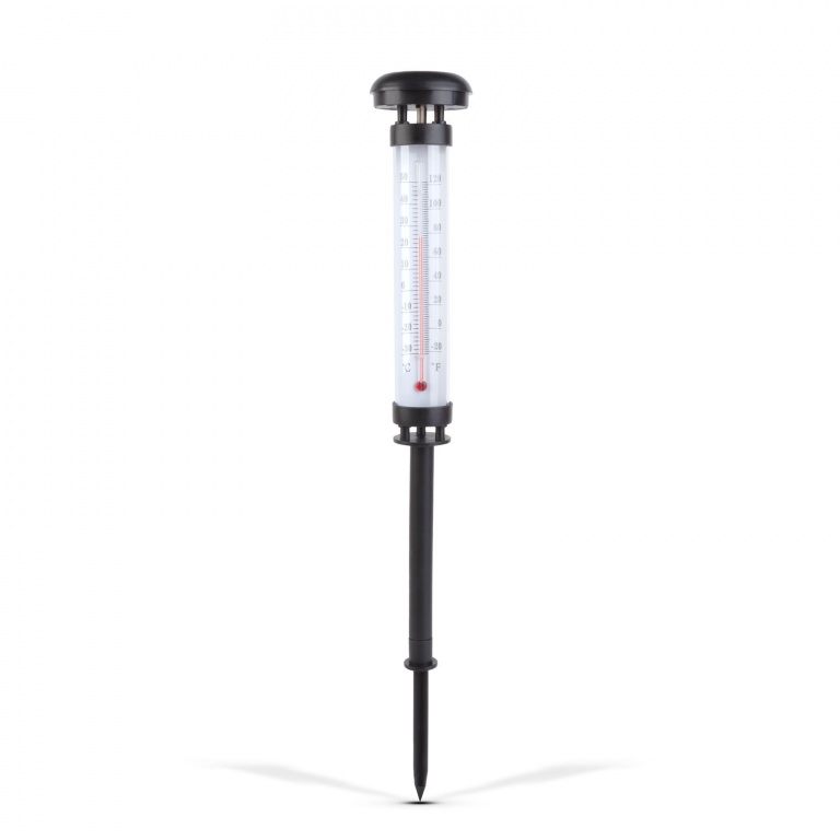 Termometru solar de gradină - LED alb rece - 6,3 x 44,5 cm 11279