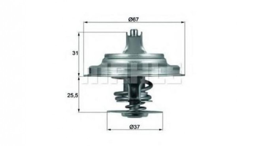 Termostat Audi AUDI 200 (43) 1979-1982 #3 035121113A