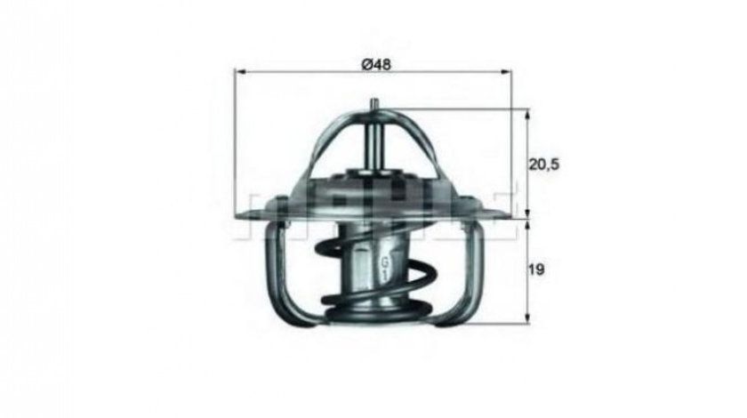 Termostat Audi AUDI 50 (86) 1974-1978 #2 03038094