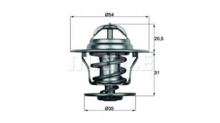 Termostat Audi AUDI A3 Cabriolet (8P7) 2008-2013 #2 037121113