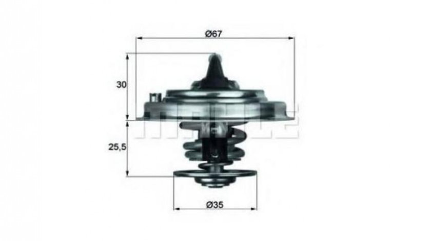 Termostat Audi AUDI V8 (44_, 4C_) 1988-1994 #2 077121113