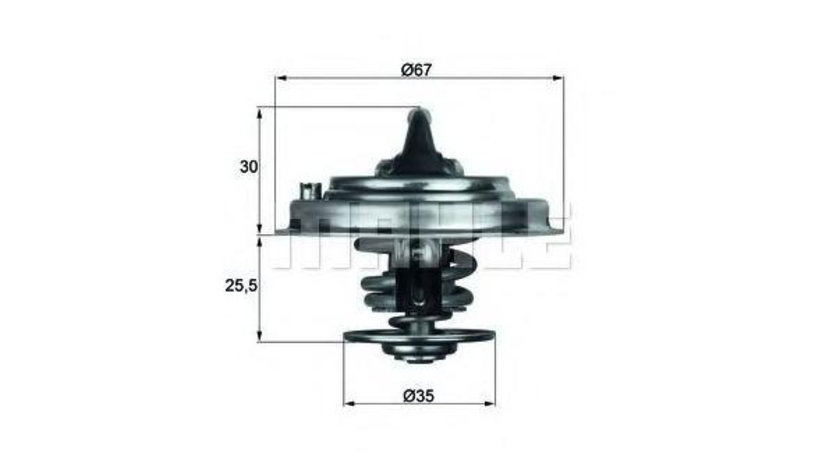 Termostat BMW 3 Cabriolet (E30) 1985-1993 #2 0052032975