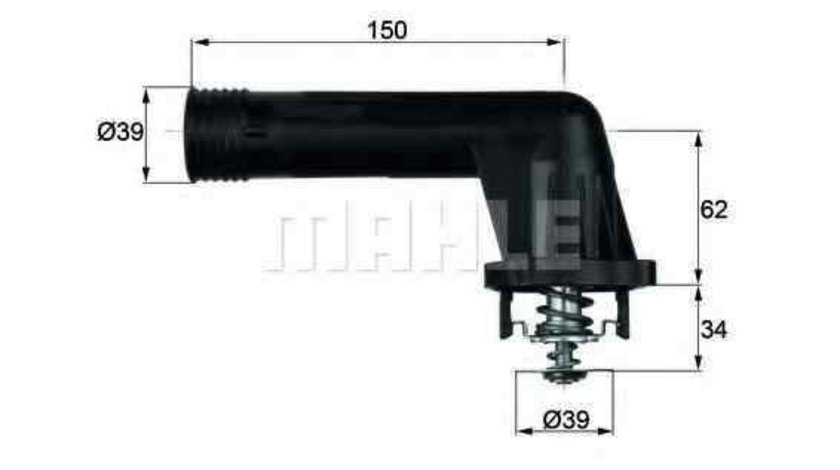 Termostat BMW 3 Compact (E36) MAHLE ORIGINAL TI 20 95